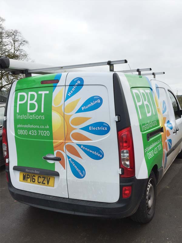 PBT Installations van