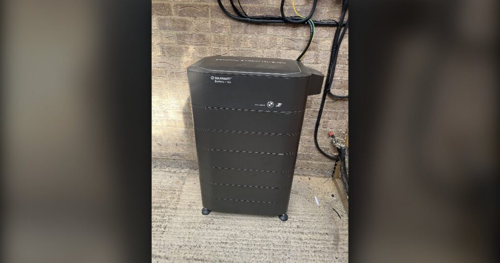 Solarwatt Battery vision home battery installed at a Cheltenham home